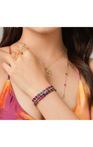 Purple Pavana Bracelet