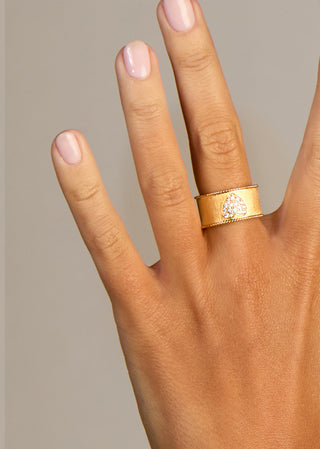 BAGUE - HEART CROWN