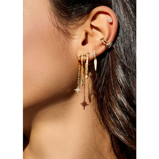 Earrings - Diwali River Or