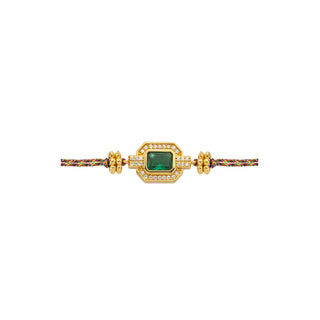 Green Shiny Art Deco