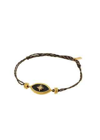 Bracelet Black Diwali Iris Or