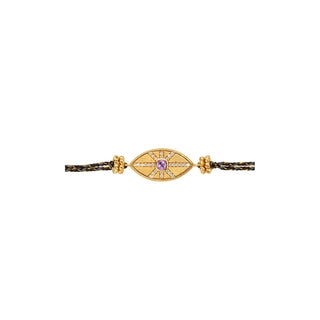 Bracelet Purple California Iris Or