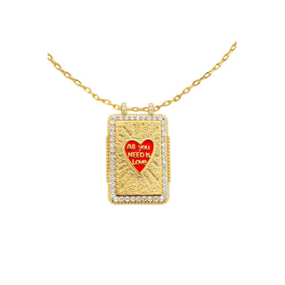 Necklace - Red Heart Boheme