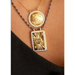 Necklace - White Moon