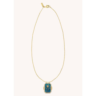 Necklace - Blue Diwali Bohem