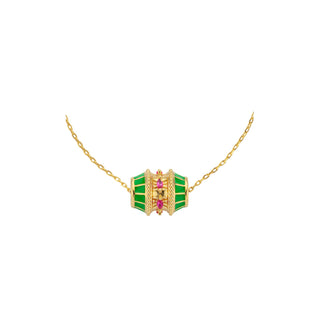 Necklace - Green Talisman