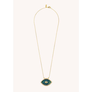 Necklace - Blue Rainbow Tika