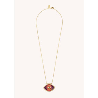 Necklace - Purple Rainbow Tika