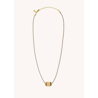 Necklace - Burgundy Talisman