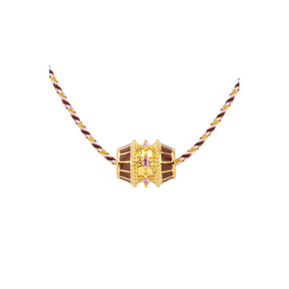 Necklace - Burgundy Talisman