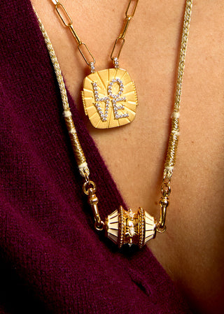 Necklace - Ivory Big Talisman