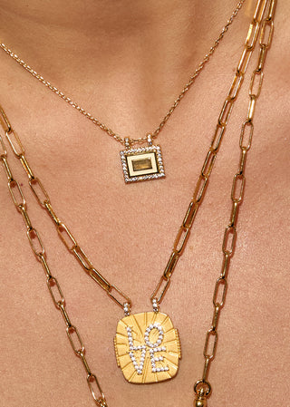 Necklace - Ivory Labradorite El Paso