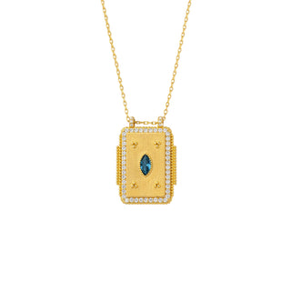 Neklace - Mystic Blue Twice Bohem
