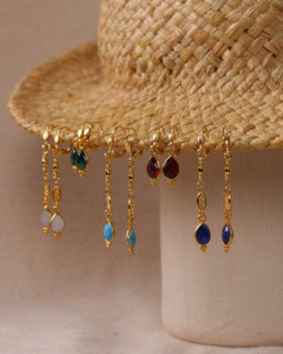 Thalia Earrings Aqua