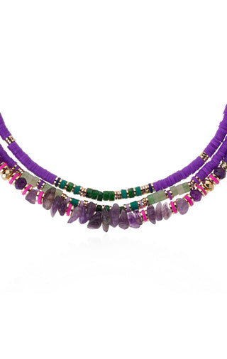 Necklace Trion Purple