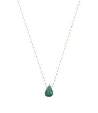 Green Onyx Drop Necklace