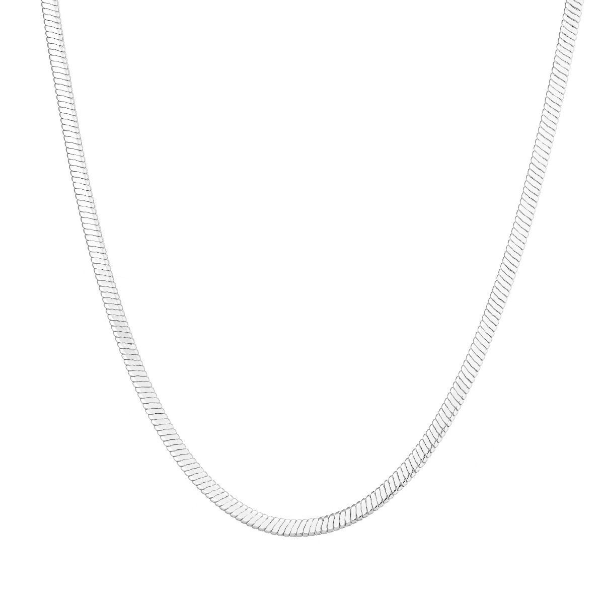 Hepburn Silver Snake Chain Necklace