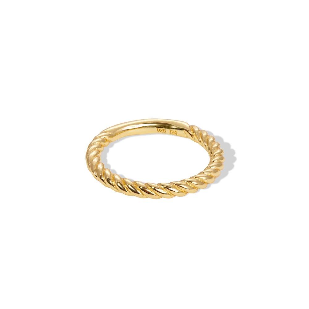 Speira Ring #54  925 Sterling Slvr 2,59Gr Gold Pl