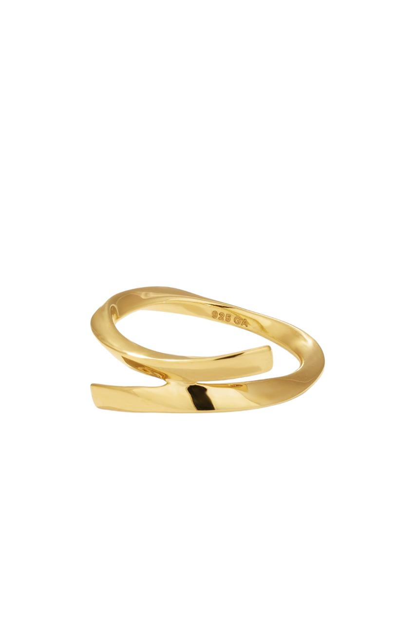 Mini Coil Gold Vermeil Ring