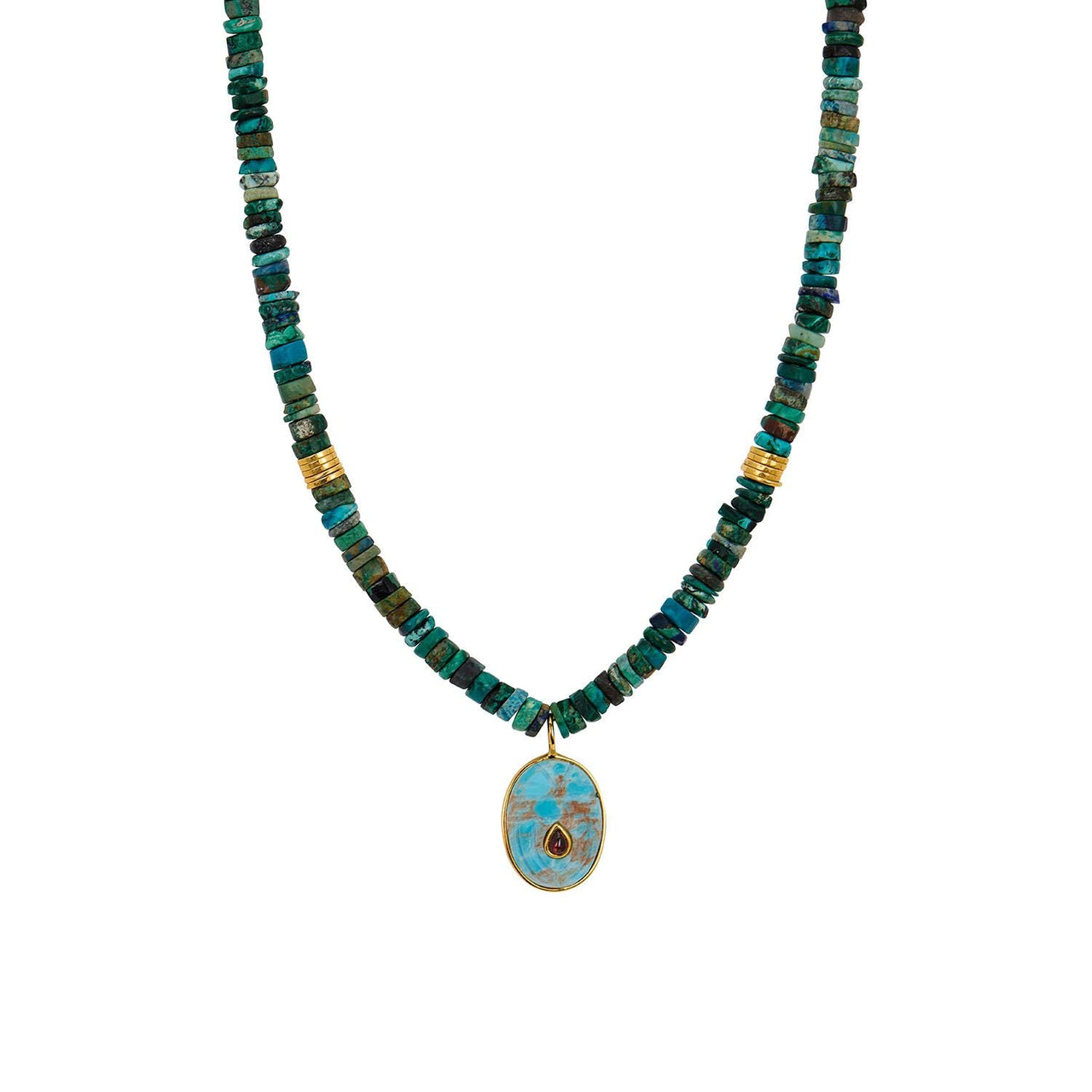Kenya Blue Opal Necklace
