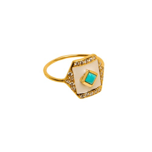 GATSBY TURQUOISE RING